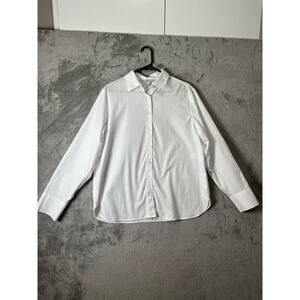 Hinson Wu Reese Long Sleeve No Iron Luxe Cotton Shirt Size 1 (XL)